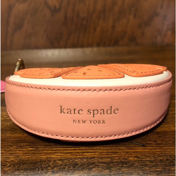 NWT-Kate Spade-SET-Tini Grapefruit Embellished Wallet &Grapefruit CoinPurse-$226 - Picture 10 of 14